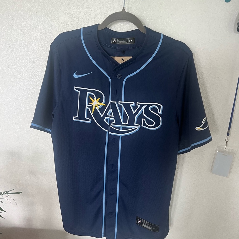 Nike Dark Blue Jersey with Light Blue Trim